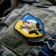 Шеврон на липучці Дівчинка Джавеліна з Миколаїв 7,5х10 см вишитий патч нашивка