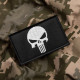 Набір шевронів 2 шт з липучкою PUNISHER Череп Карателя чорний 5х8 см вишитий патч нашивка Карателя