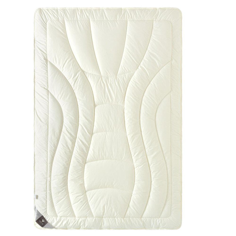 Ковдра Wool Premium вовняна 155х210 см IDEIA двошарова зимова вовна супер тепла бавовна натуральна
