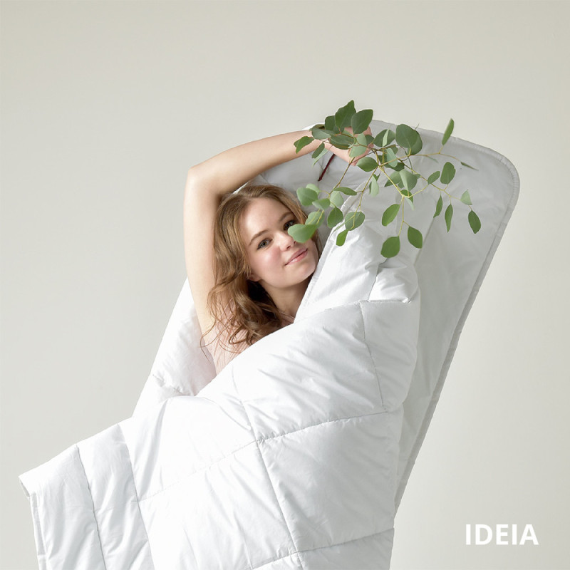 Ковдра зимова 175х210 см Air Dream Premium IDEIA антиалергенна бавовна перкаль двоспальна