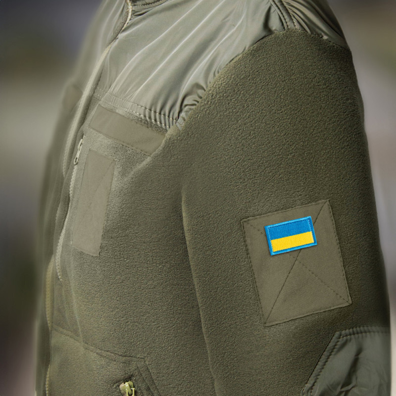 Набір шевронів 2 шт на липучці прапор України 3х5 см вишитий патч нашивка шеврон Україна