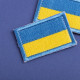 Набір шевронів 2 шт на липучці прапор України 3х5 см вишитий патч нашивка шеврон Україна