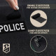 Набір шевронів 2 шт на липучці Police, Поліція 9х25 см і 4,5х12,5 см вишитий патч нашивка
