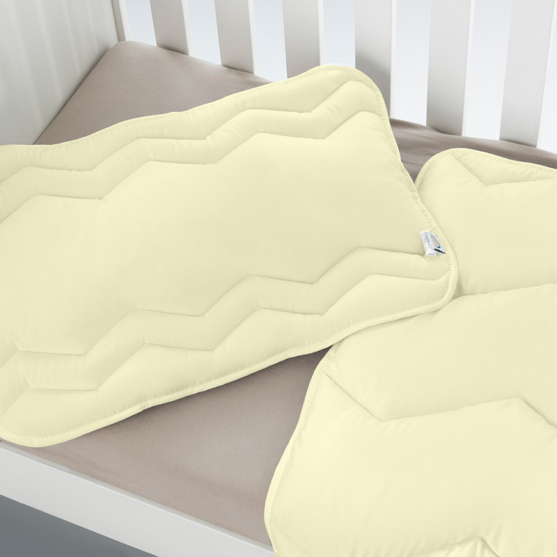 Ковдра дитяча зимова Comfort 100х135 см PAPAELLA для дітей у дитяче ліжечко антиалергенна молоко