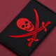 Набір шевронів 2 шт з липучкою Пірат Jolly Roger Веселий Роджер 5х8 см вишитий патч нашивка шеврон