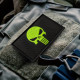 Набір шевронів 2 шт з липучкою PUNISHER Череп Карателя зелений 5х8 см вишитий патч нашивка Каратель