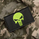 Набір шевронів 2 шт з липучкою PUNISHER Череп Карателя зелений 5х8 см вишитий патч нашивка Каратель