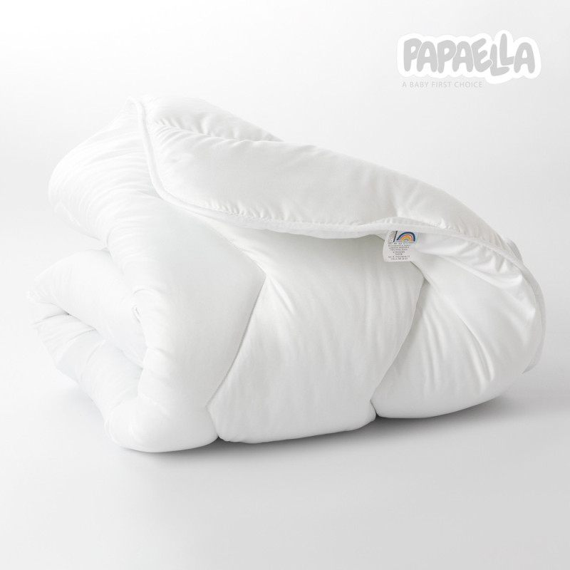 Ковдра дитяча зимова Comfort 100х135 см PAPAELLAдля дітей у дитяче ліжечко антиалергенна біла