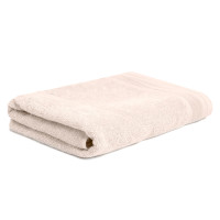 Махровий рушник "Наталі" 70х140 см, бежевий, щільність 360 г/м², натуральна бавовна