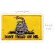 Набір шевронів 2 шт з липучкою Змія Don't Tread On Me 5х8 см вишитий патч нашивка шеврон