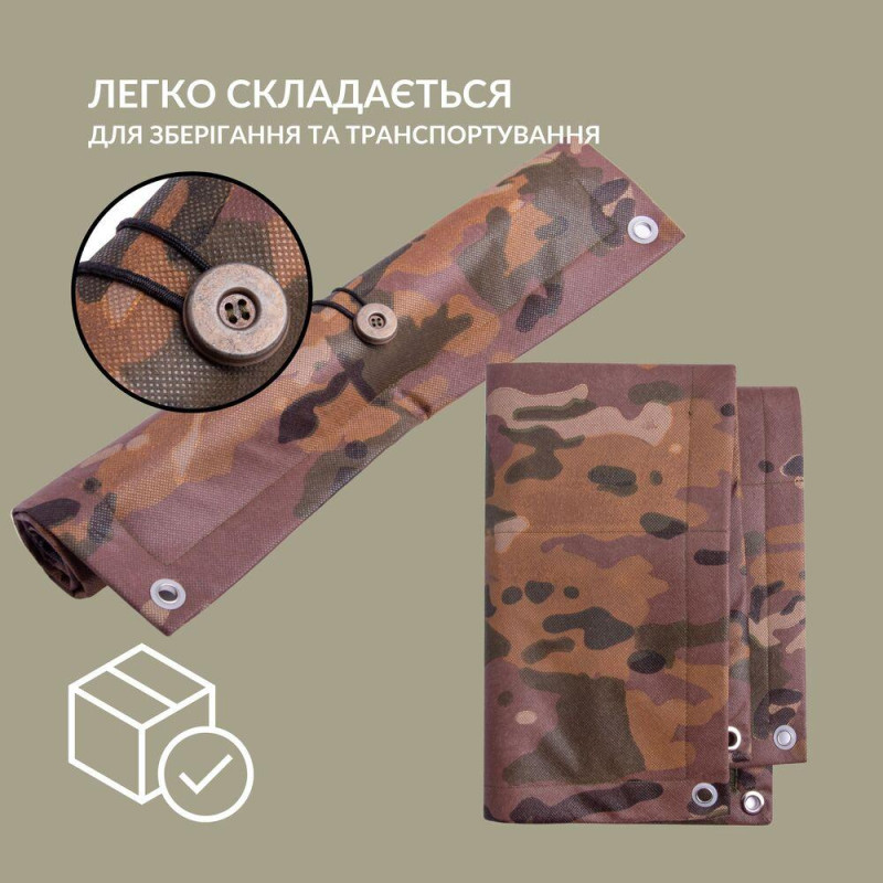 Патч-Борд тактичний 40х60 см для шевронів нашивок і нагород складна панель-стенд з липучкою для колекціонерів і військових