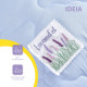 Набір Лаванда євро IDEIA ковдра 200х220 см + 2 подушки 50х70 см антиалергенна всесезонна з лавандою