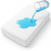 Наматрацник дитячий 60х120х15 см PAPAELLA захисний непромокальний в дитяче ліжечко натяжний з бортом бавовна