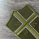 Набір шевронів 5 шт на липучці Капелан, КОРПУС ВІЙСЬКОВИХ КАПЕЛАНІВ, вишитий патч нашивка шеврон липучка