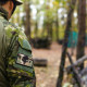Набір шевронів 2 шт з липучкою Череп Карателя Punisher мультикам 5х8 см вишитий патч нашивка шеврон