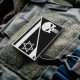 Набір шевронів 2 шт на липучці Ізраїль та Череп Карателя Punisher 5х8 см патч нашивка Ізраїлю та Каратель