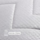 Подушка для сну 70х70 см NORDIC COMFORT+ IDEIA чохол стьобаний з блискавкою антиалергенна сіра