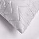 Подушка для сну 70х70 см NORDIC COMFORT+ IDEIA чохол стьобаний з блискавкою антиалергенна сіра