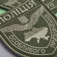 Набір шевронів 2 шт на липучці Поліція особливого призначення хакі 8х9,5 см нашивка шеврон патч