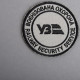 Набір шевронів 2 шт на липучці Укрзалізниця УЗ Воєнізована охорона, 7 см 2,5х11 см вишитий патч нашивка