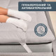 Наматрацник захисний 160x200 см IDEIA з гумками по кутах антиалергенний супер щільний сірий