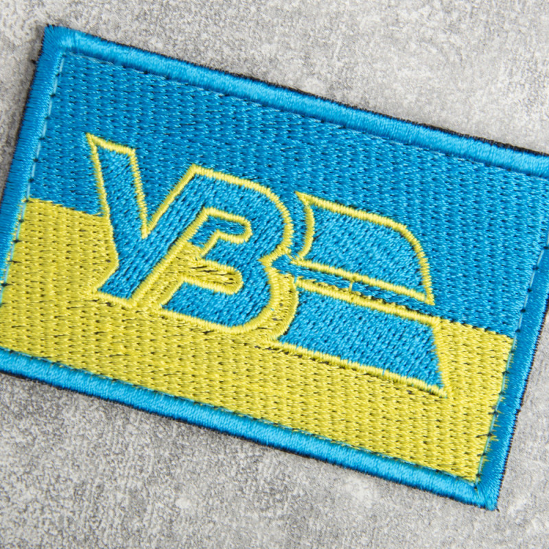 Набір шевронів 2 шт на липучці погон УЗ Погон Укрзалізниця вишитий патч нашивка Українська залізниця