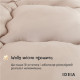 Ковдра зимова WOOLLY вовняна 140х210 см IDEIA вовна тепла ковдра натуральна овеча вовна супер тепле