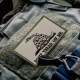 Набір шевронів 2 шт з липучкою Змія Don't Tread On Me 5х8 см, прапор США, Америки, вишитий патч, шеврон, нашивка