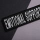 Набір шевронів 4 шт. із липучкою Emotional Support, для службових собак, кінологів, кінологічна служба,