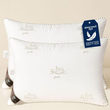 Набір подушок 2 шт Super Soft Classic IDEIA 50х70 см аналог лебединого пуху штучний пух лебединий пух