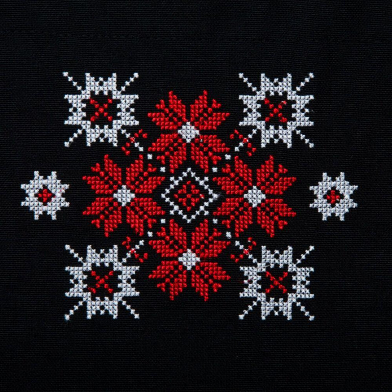 Фартух універсальний із етновишивкою IDEIA та кишенею водовідштовхувальний бавовна універсальний розмір