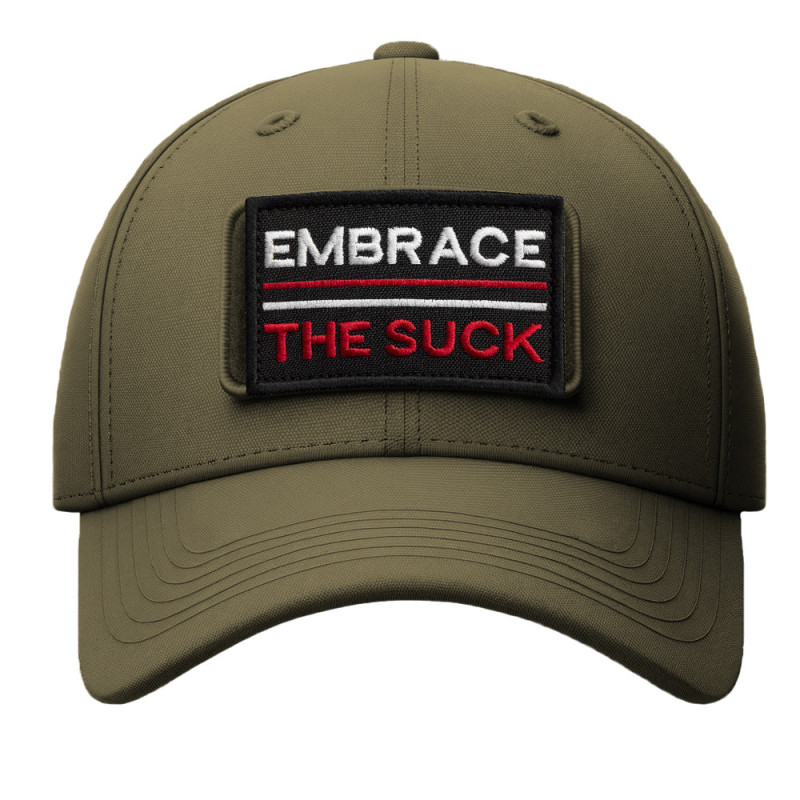 Набір шевронів 2 шт з липучкою Embrace the suck 5х8 см вишитий патч шеврон нашивка