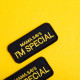 Набір шевронів 2 шт. з липучкою "Mama says I am special" 4x9 см "Мама говорить, що я особливий" вишитий патч