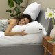 Подушка NORDIC COMFORT IDEIA 60х60 см чохол стьобаний антиалергенне волокно біла