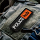 Набір шевронів 2 шт. на липучці Police hub 8,6х3,2 см вишитий патч нашивка шеврон поліції, Поліцейський Хаб