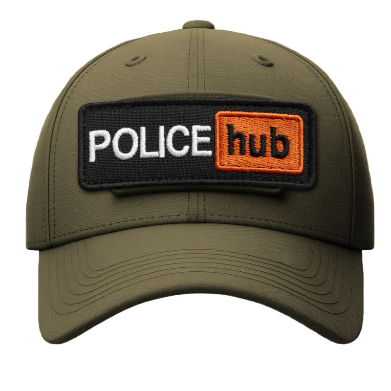Набір шевронів 2 шт. на липучці Police hub 8,6х3,2 см вишитий патч нашивка шеврон поліції, Поліцейський Хаб