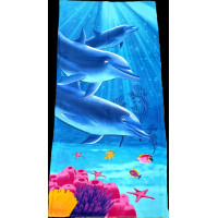 Рушники пляжні 75х150 (400 г/м2), вага 370 г, Туреччина