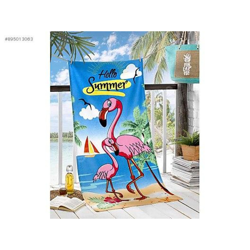 Рушники пляжні 75х150 (400 г/м2), вага 370 г, Туреччина