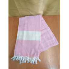 Рушники пляжні Пештемаль 100*180 (200г/м2), Туреччина РОЖЕВА