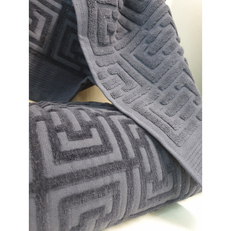 Набір рушників жакард велюр махра (4 шт.) щільність 700 г/м2