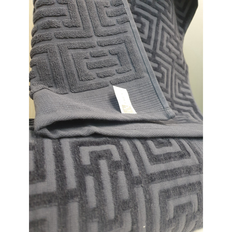 Набір рушників жакард велюр махра (4 шт.) щільність 700 г/м2