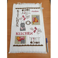 Кухонні рушники велюр/махра 40х60 (12шт) 400 г/м2 Туреччина