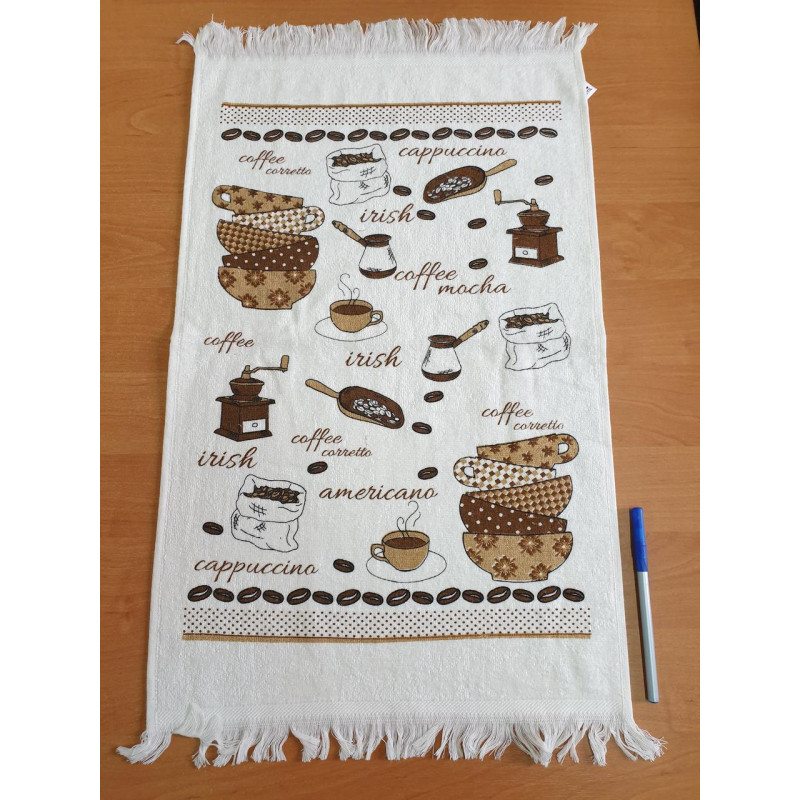 Кухонні рушники велюр/махра 40х60 (12шт) 400 г/м2 Туреччина