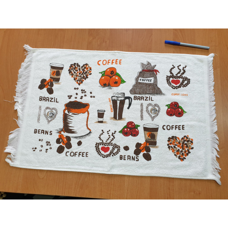 Кухонні рушники велюр/махра 40х60 (12шт) 400 г/м2 Туреччина