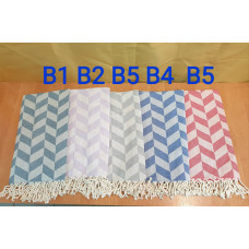 Рушники пляжні Пештемаль 100*180 (200г/м2), T1 Туреччина