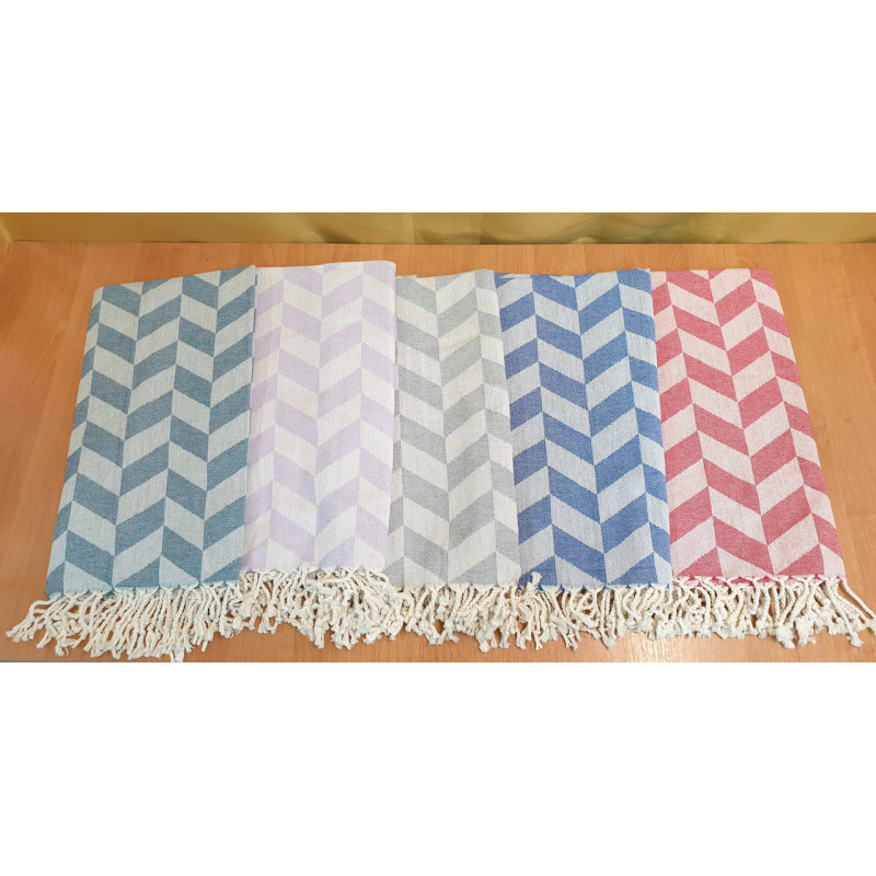 Рушники пляжні Пештемаль 100*180 (200г/м2), T1 Туреччина