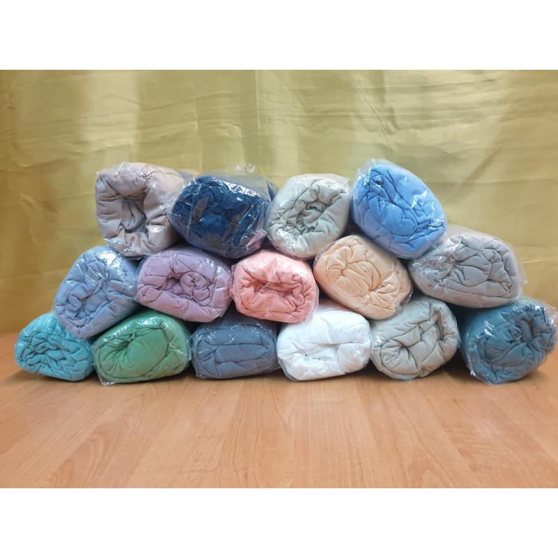 Простирадло на гумці трикотажне 160х200 KREM (TM Zeron), Туреччина