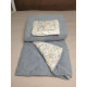 Ковдра двостороння Welsoft 195х215 (TM HANDY), + простирало на резинці і 2 наволчи Туреччина