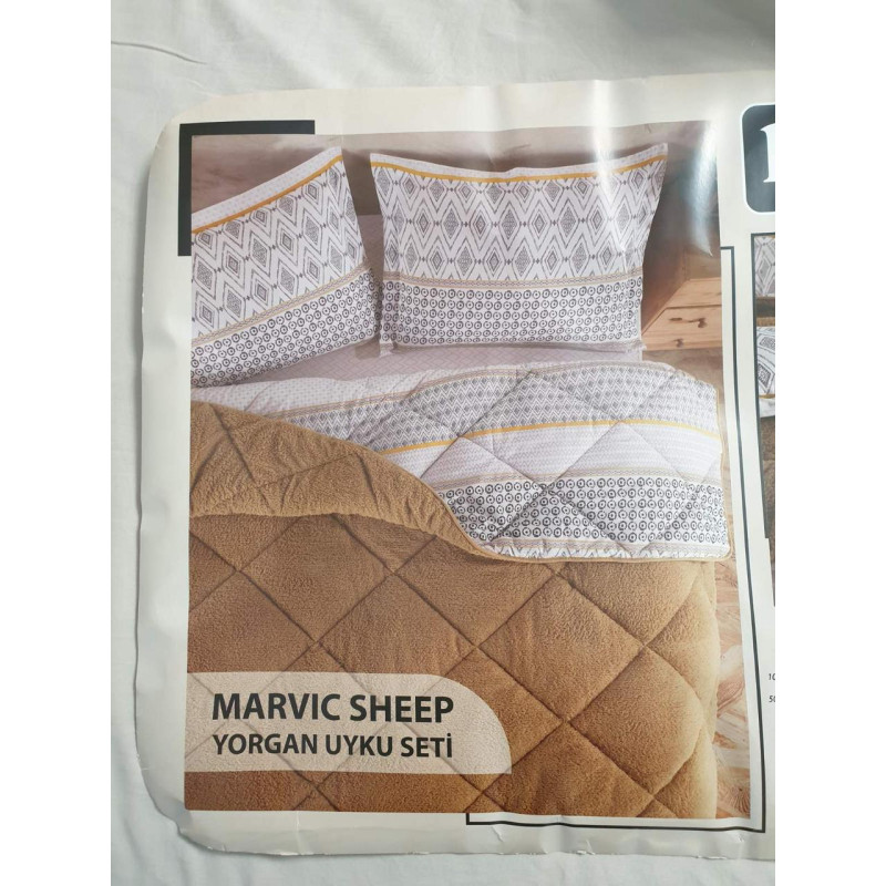 Ковдра двостороння Welsoft 195х215 (TM HANDY), + простирало на резинці і 2 наволчи Туреччина