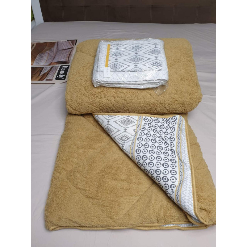 Ковдра двостороння Welsoft 195х215 (TM HANDY), + простирало на резинці і 2 наволчи Туреччина